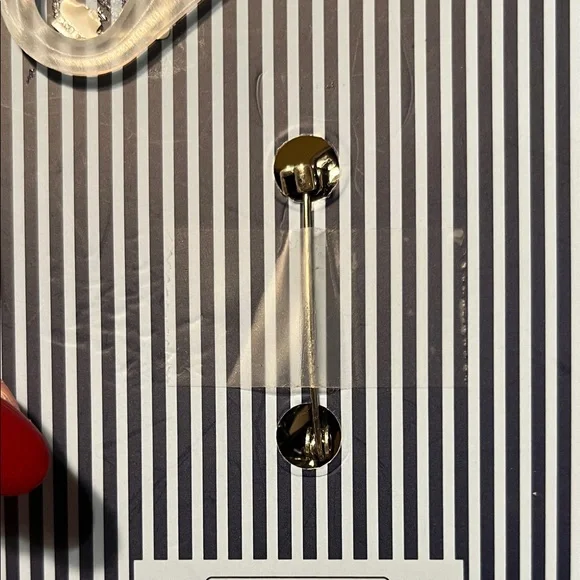 New Piper K Sapphire Blue Glass Stone and Silver Peacock Brooch - Picture 7 of 8